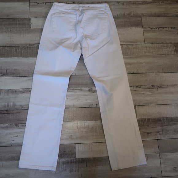 Chaps White Daniella Curvy Fit Straight Leg Jeans Size 4 - Picture 6 of 6